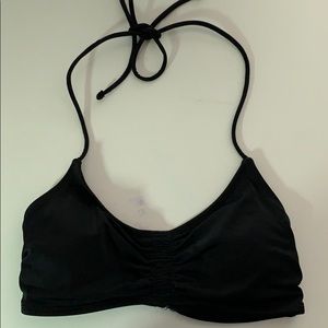 Black Scoop bikini top